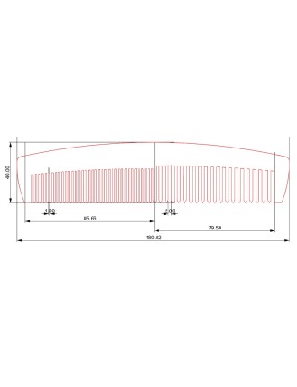 Grand Parisien (Horn comb)