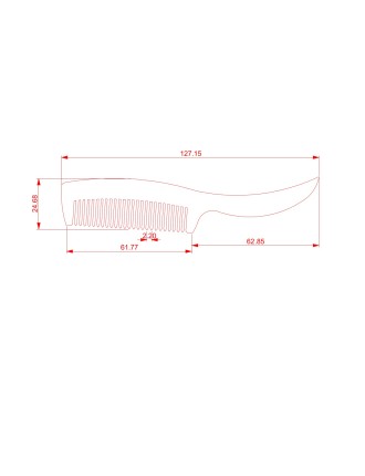 Mustache comb (Horn comb)