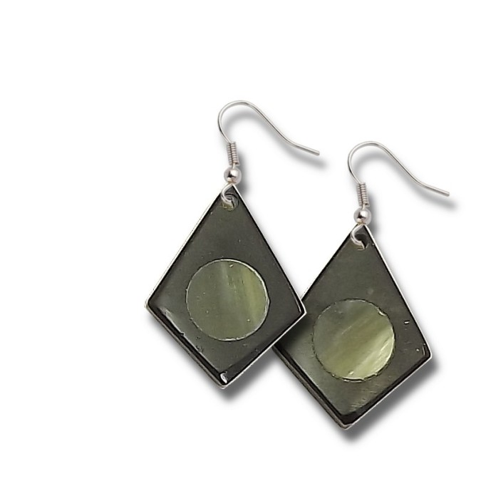Earrings Losange plein