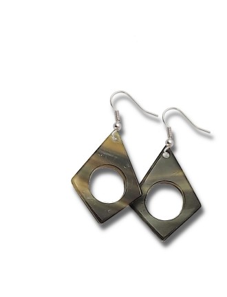 Earrings Losange creux