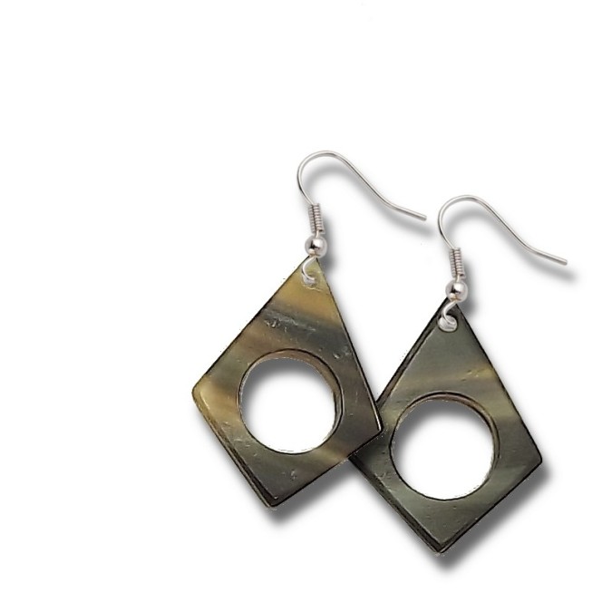 Earrings Losange creux