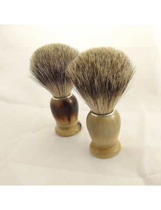 Pure badger shaving brush "Horn"