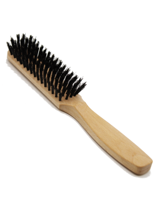 Brosse plate manche hêtre