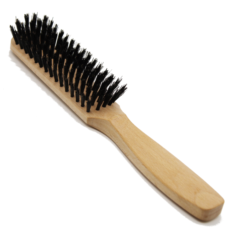 Flat beech wood brush
