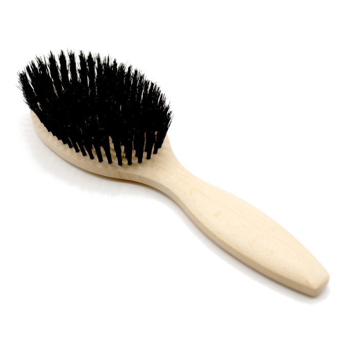 Large oval beech wood brush