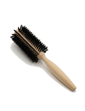 Brosse ronde manche hêtre