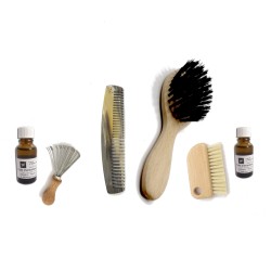 Peigne en corne de poche marron Anaé : Accessoires d'hygiène bio