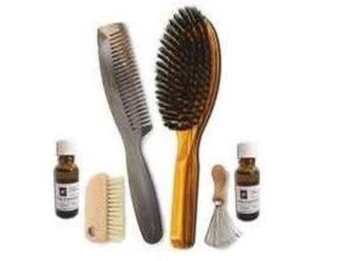 Combined Horn comb & Boar bristle brush